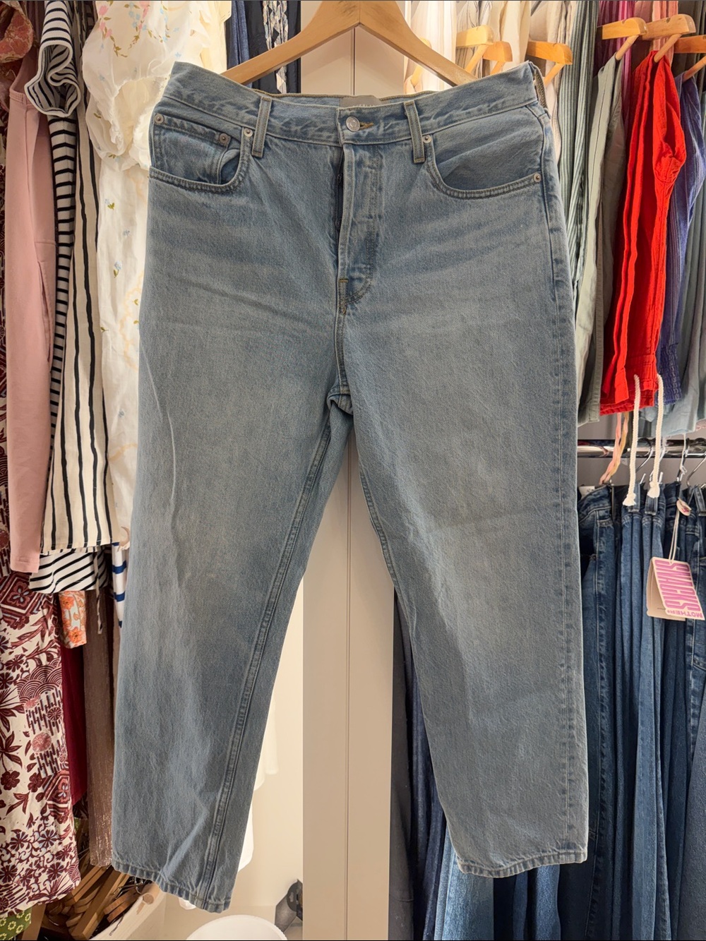 Everlane Light Blue Ankle Crop Jeans